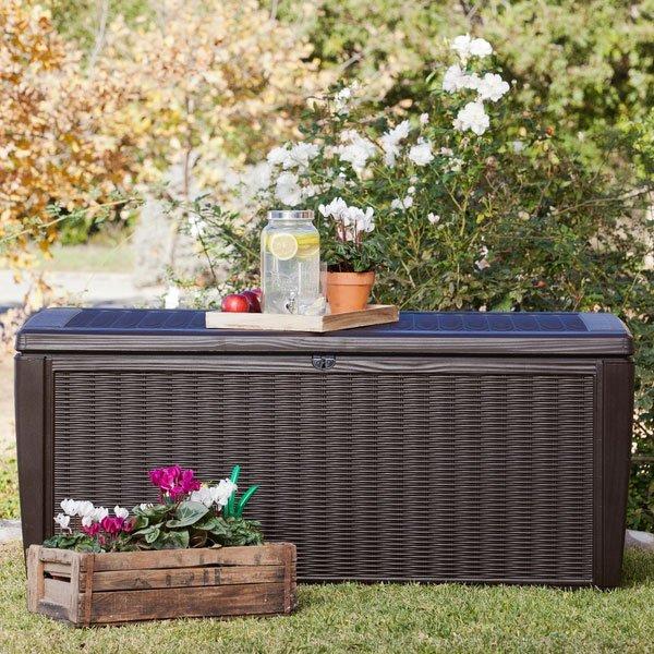 Keter  Sumatra Brown 135 Gallon Deck Box