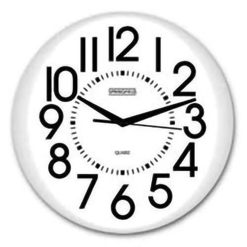 Taylor Precision  White Outdoor Clock