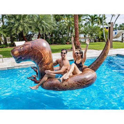 Pool Candy  Gigantic T-Rex Inflatable Pool Float