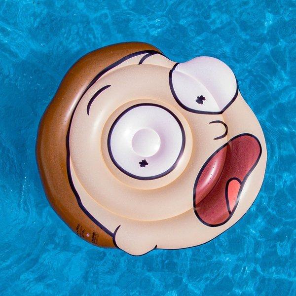 Rick and Morty Head Pool Float