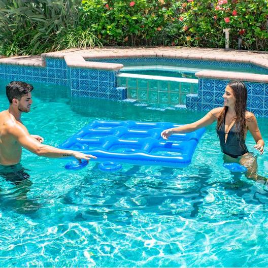 Pool Candy  PC3201BL-F Inflatable Tic Tac Toe Floating Game