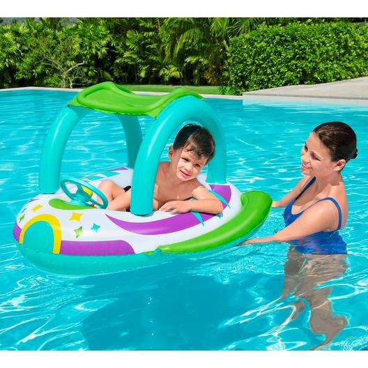 Bestway  H2OGO Space Splash Inflatable Baby Boat with Sunshade