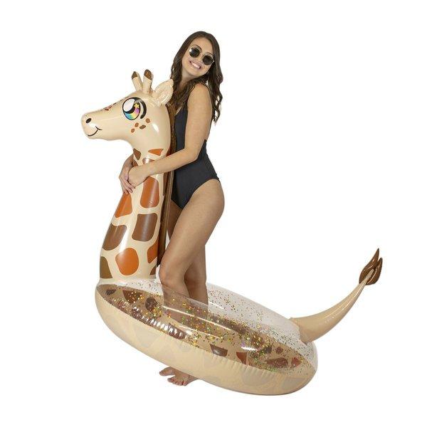 Glitter Giraffe Jumbo Pool Tube