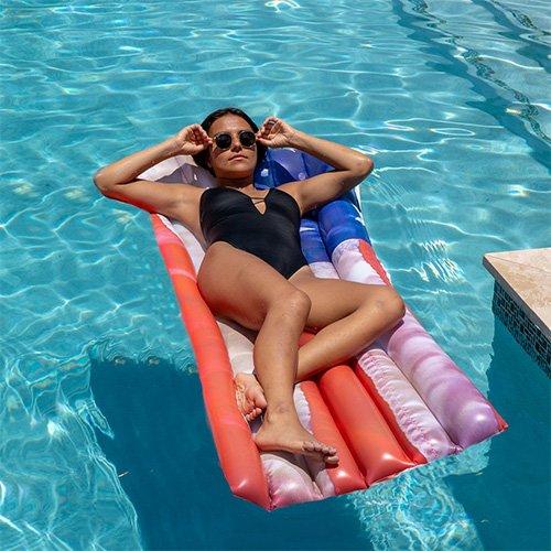 Pool Candy  US4402US Stars and Stripes Deluxe Raft 74 x 30