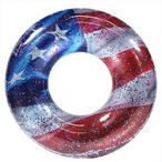 Pool Candy  US2048US Stars and Stripes Inflatable Tube 48 inch