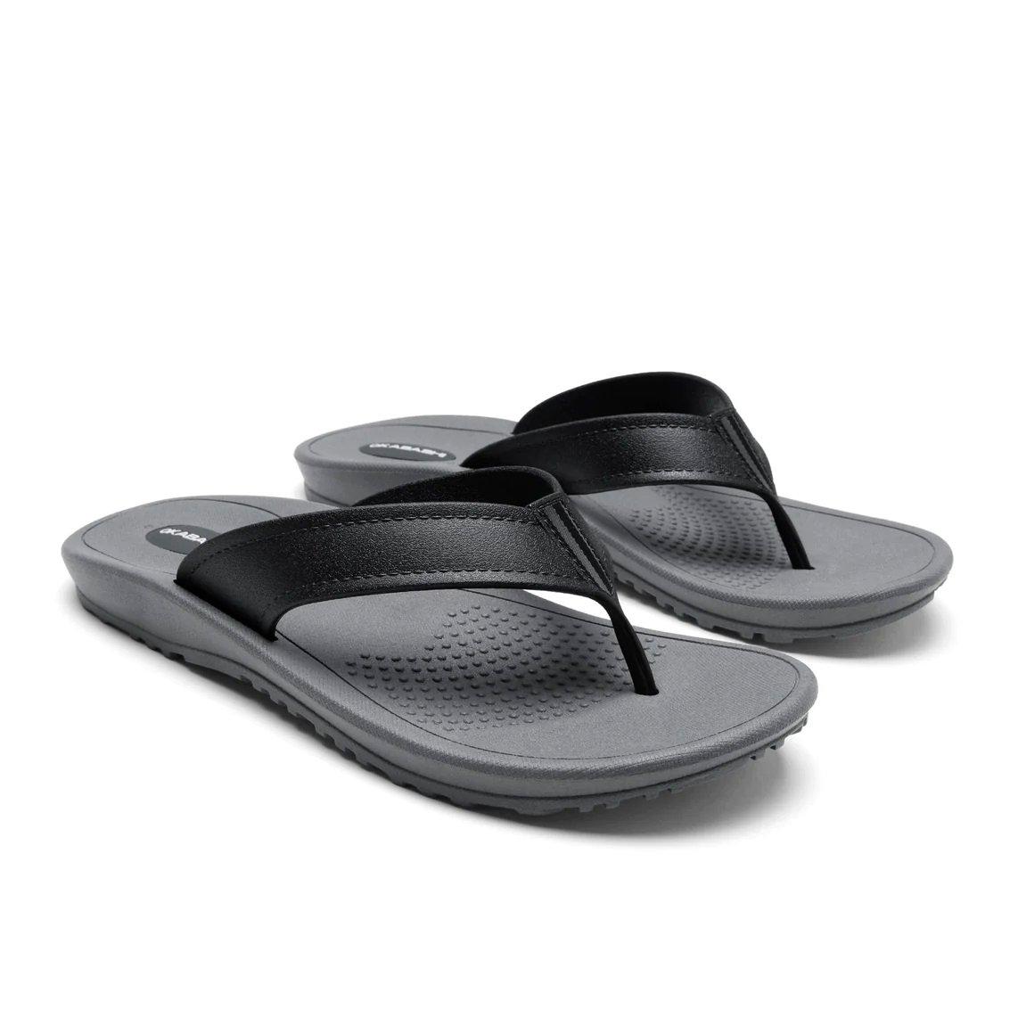 Okabashi  Flip Flops Mariner Slate/Black Men's LL