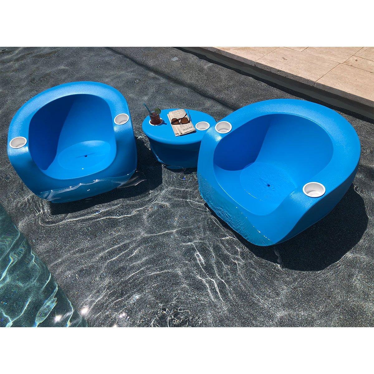 MOON CHAIR -SPLASH LIGHT BLUE