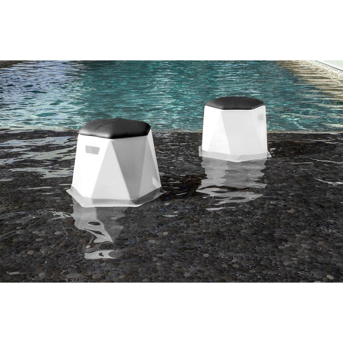 Tenjam  TWISTED HEX 18IN WHITE 2 PK