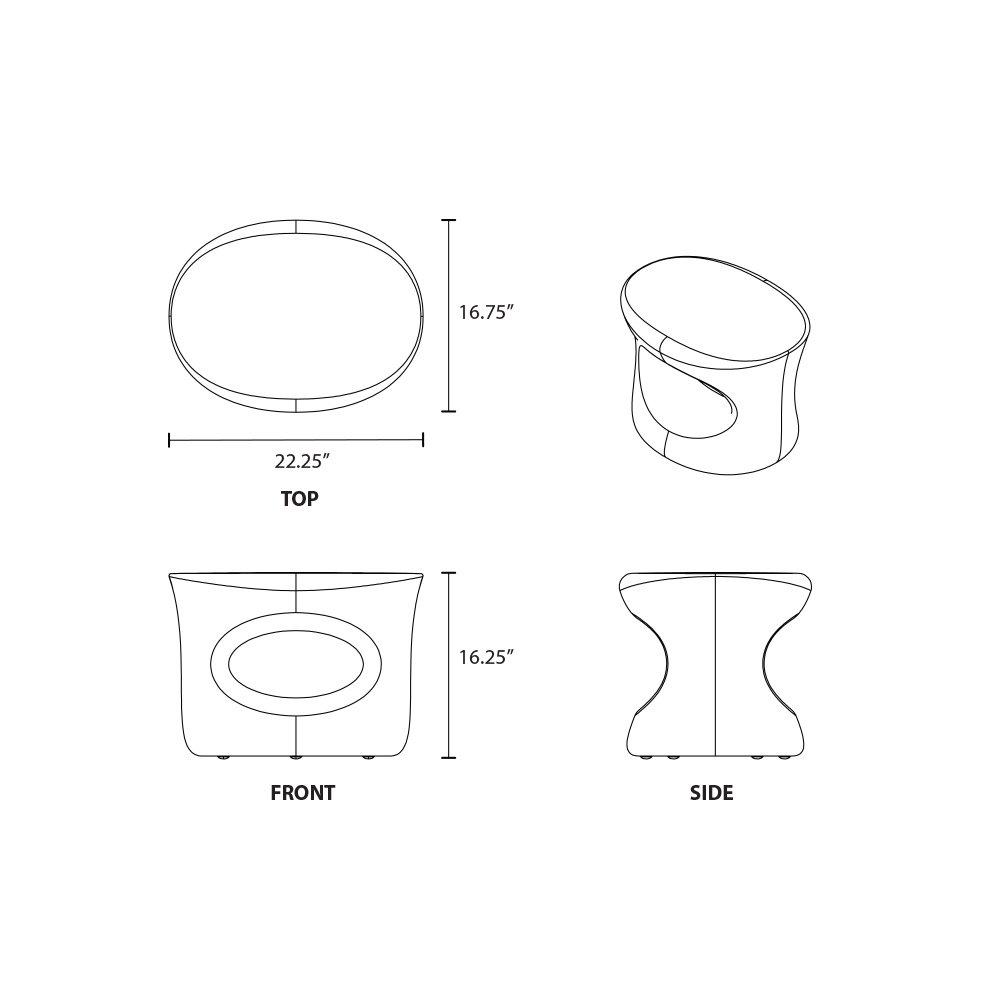 AMPED TABLE-SPLASH WHITE