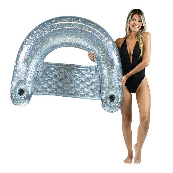 Pool Candy  PC2401SG Glitter Sun Chair  Silver