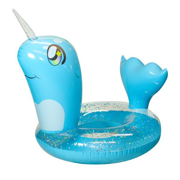 Pool Candy  PCL1801-NAR Jumbo 48 Glitter Narwhal Tube