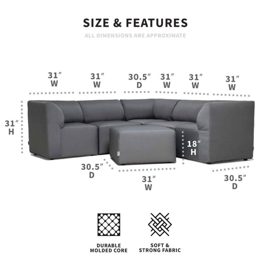 Big joe deals outdoor sectional