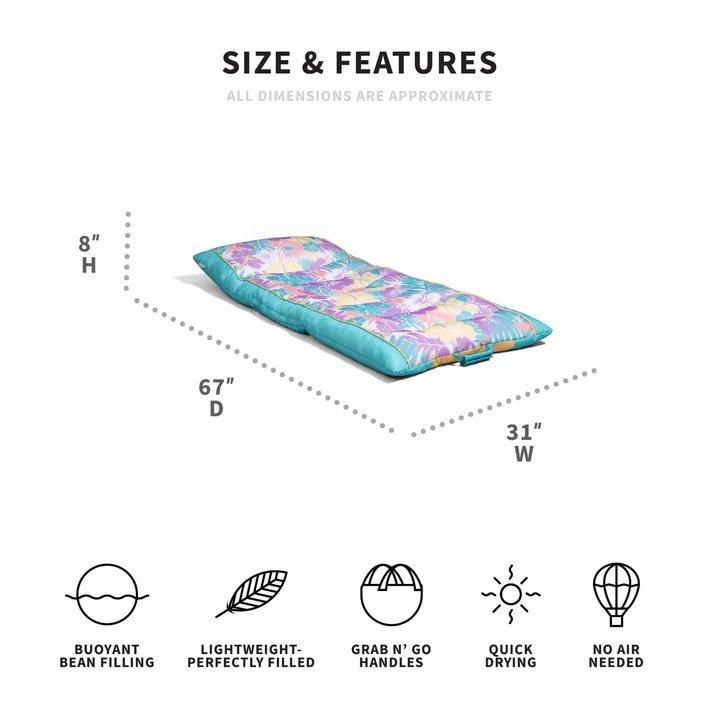 Kona Pool Float, Tropical Hibiscus