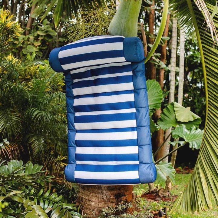 Big Joe Kona Pool Float Hammock, Nautical Stripe In The Swim