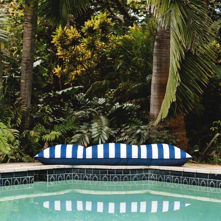 Big Joe  Lagoon Pool Lounger Americana Nautical Stripe