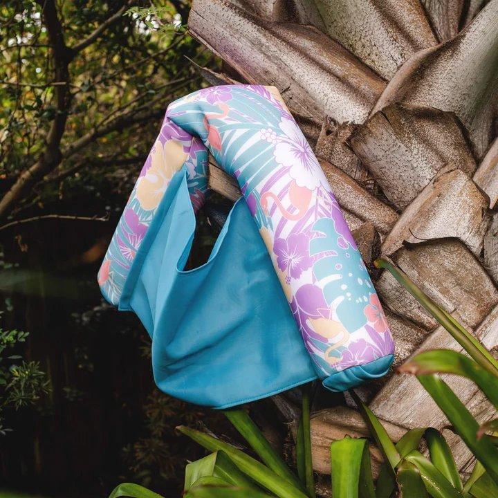 Big Joe Noodle Sling Pool Float, Aqua Tropical Hibiscus Leslie's Pool