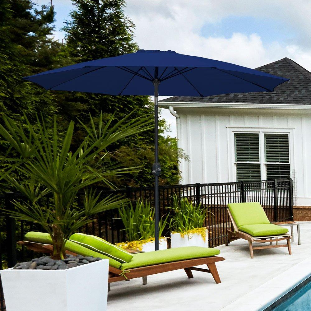 Westbay 9 ft. Market Umbrella - Navy | Leslie's Pool Supplies