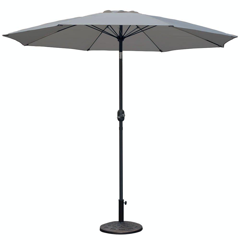 Westbay  9 ft Market Umbrella  Grey