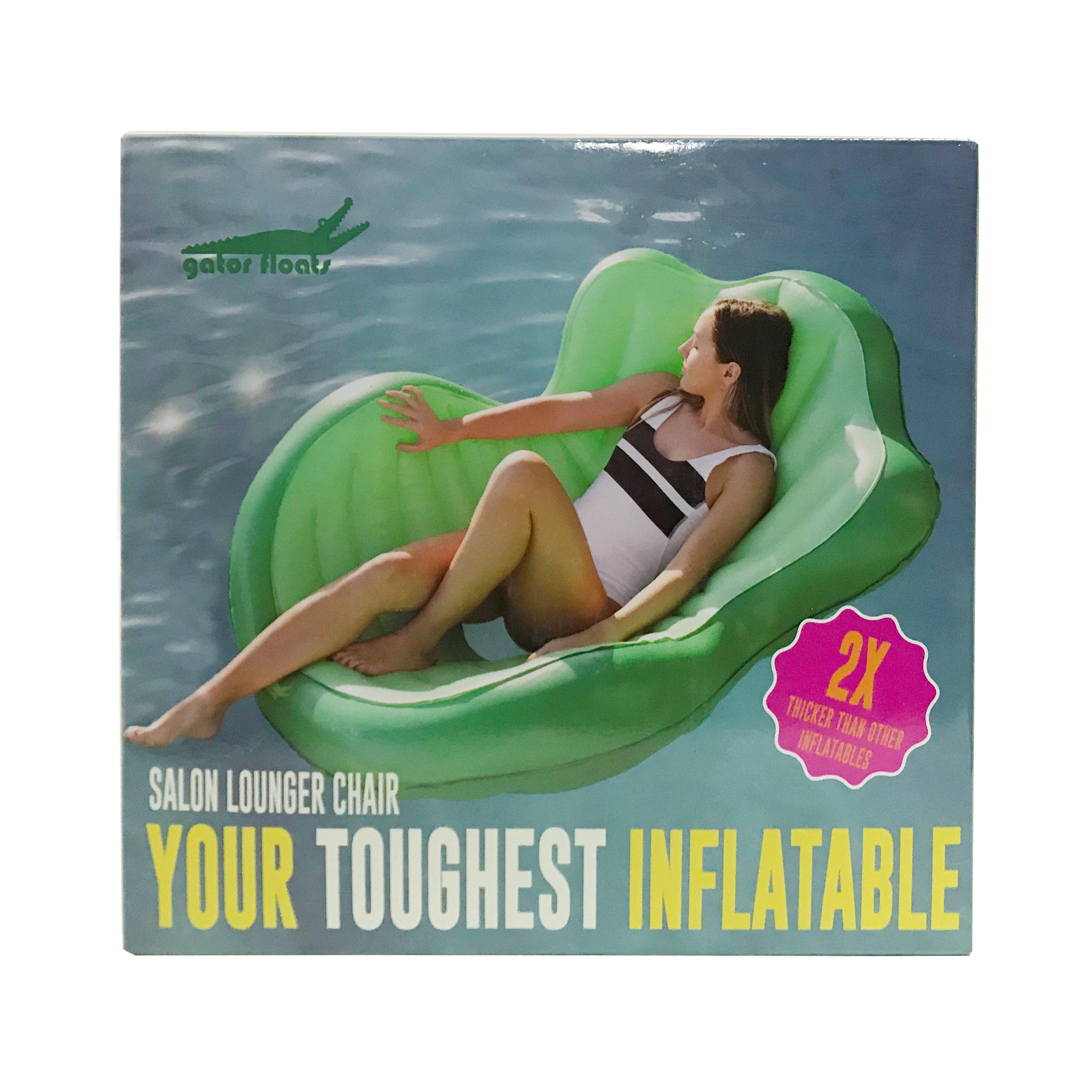 Gator Floats  Salon Lounge Chair Green