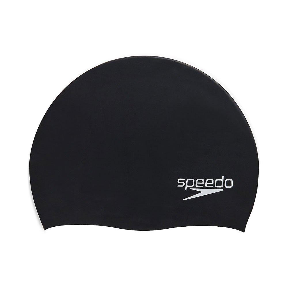 Speedo  Elastomeric Solid Silicone Cap  Black