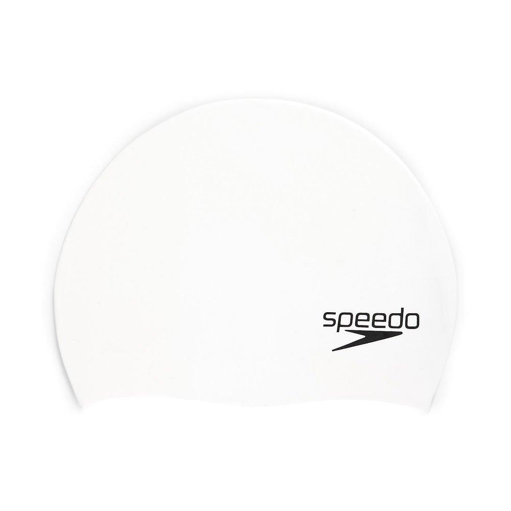 Speedo  Elastomeric Solid Silicone Cap  White