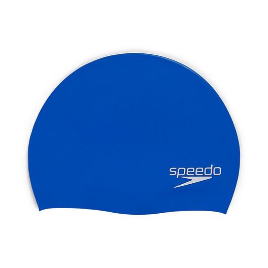 Speedo  Elastomeric Solid Silicone Cap  Blue