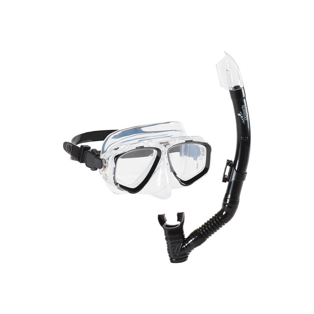 Adult Adventure Mask and Snorkel Set - Black