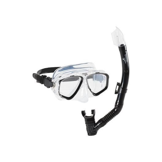 Speedo  Adult Adventure Mask and Snorkel Set  Black