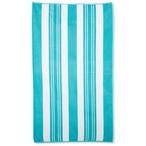 Leslie's  Sorento Stripe Pool Towel Aqua Blue