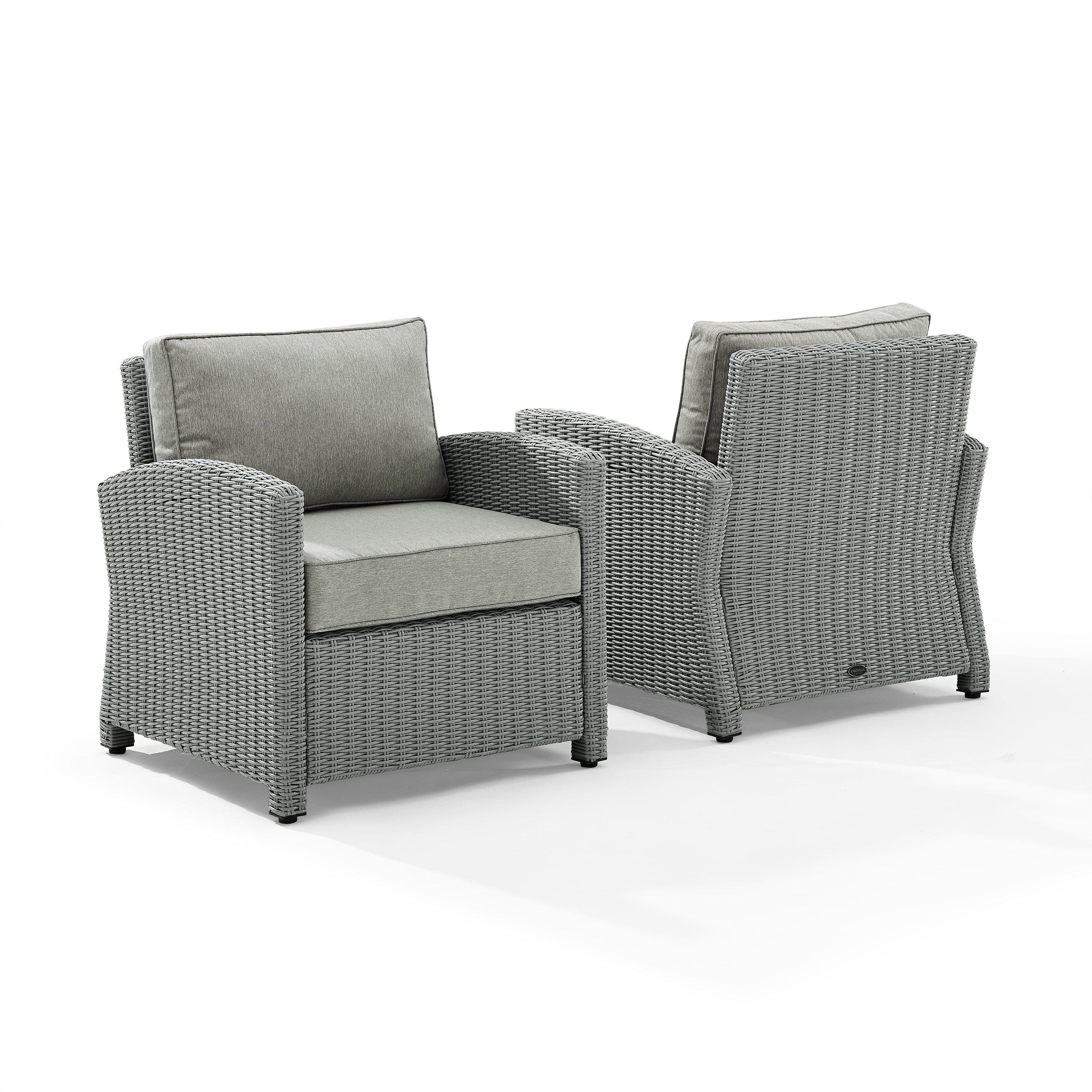 Crosley  BRADENTON 2PC WICKER CHAIR SET