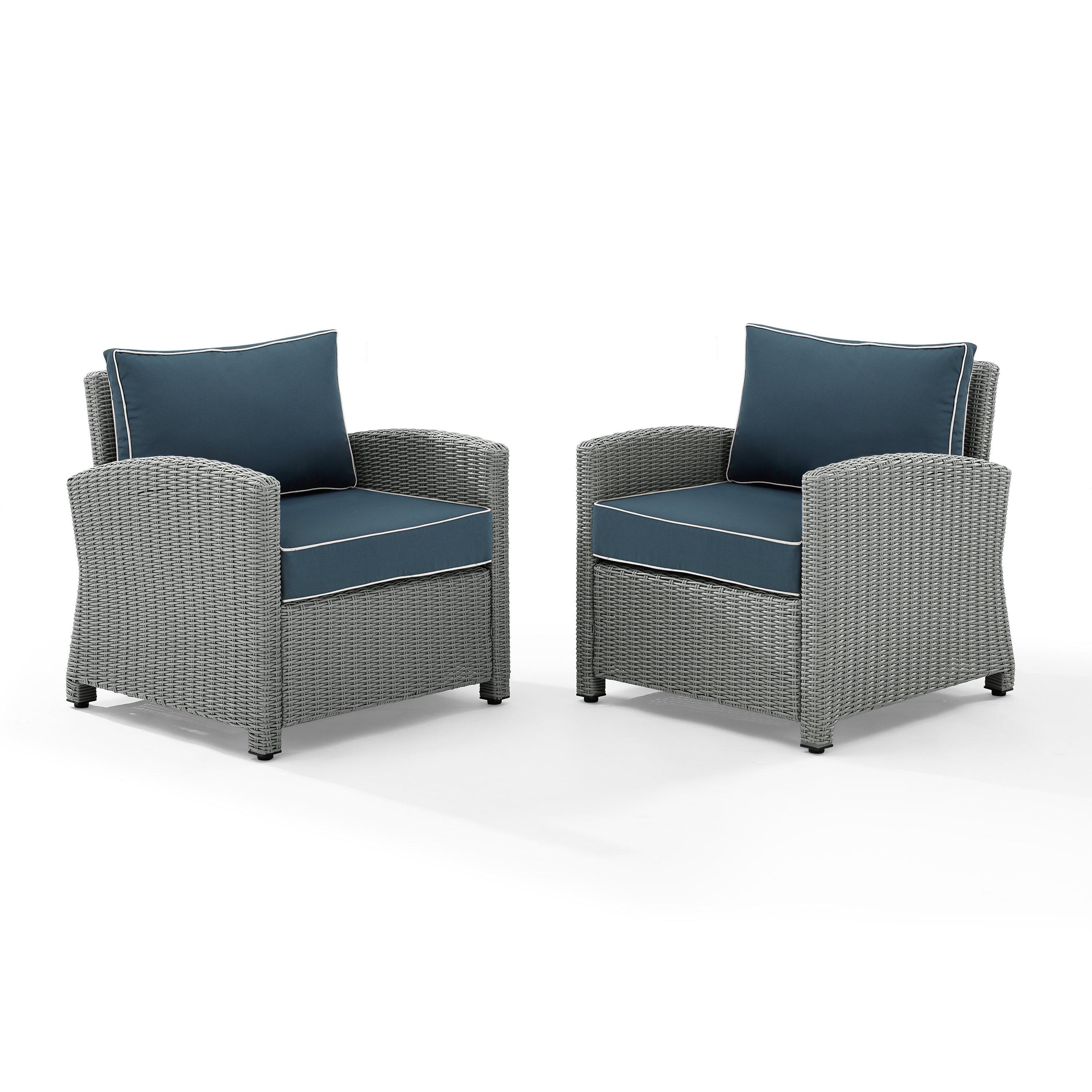 BRADENTON 2PC WICKER CHAIR SET