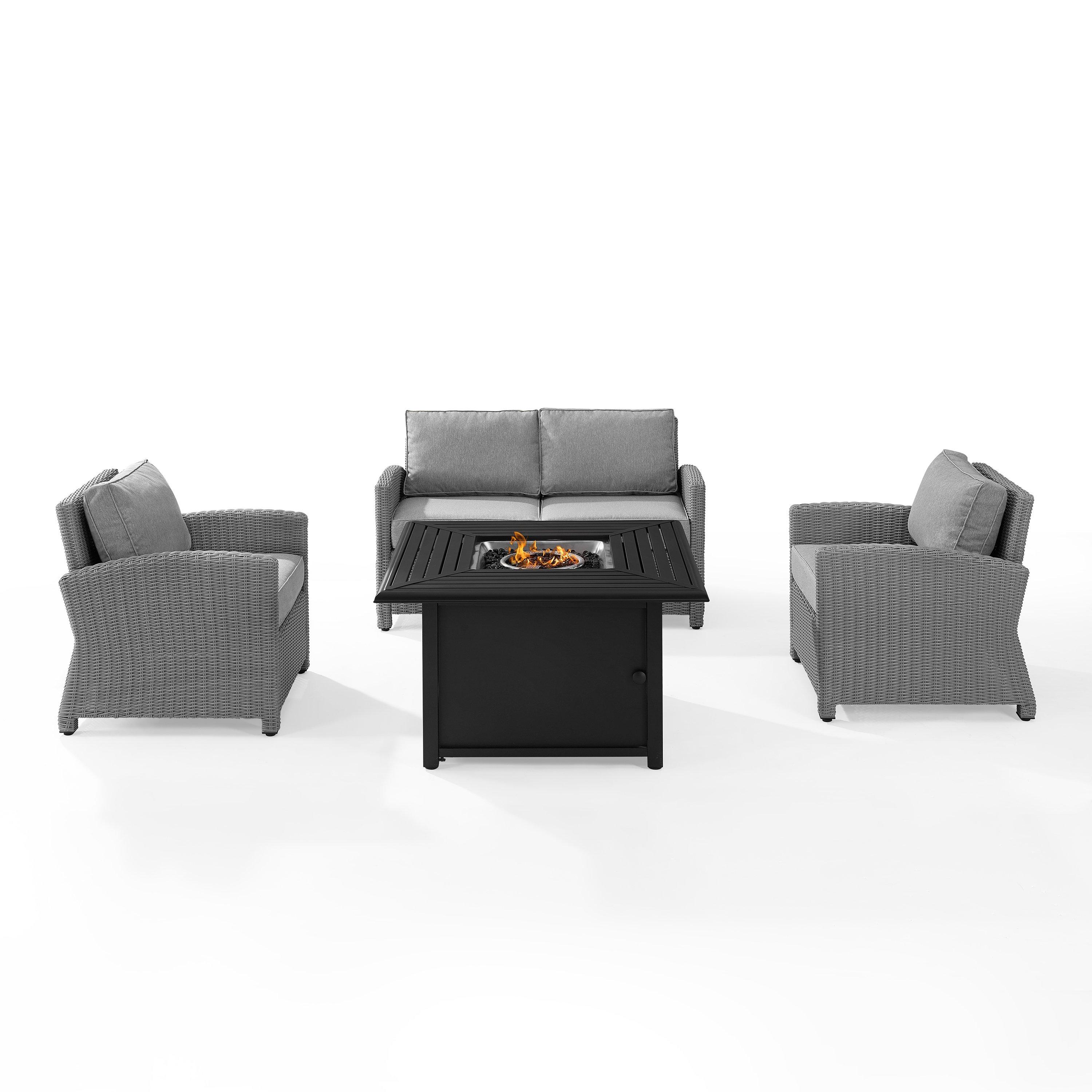 BRADENTON 4PC SET W/FIRE TABLE
