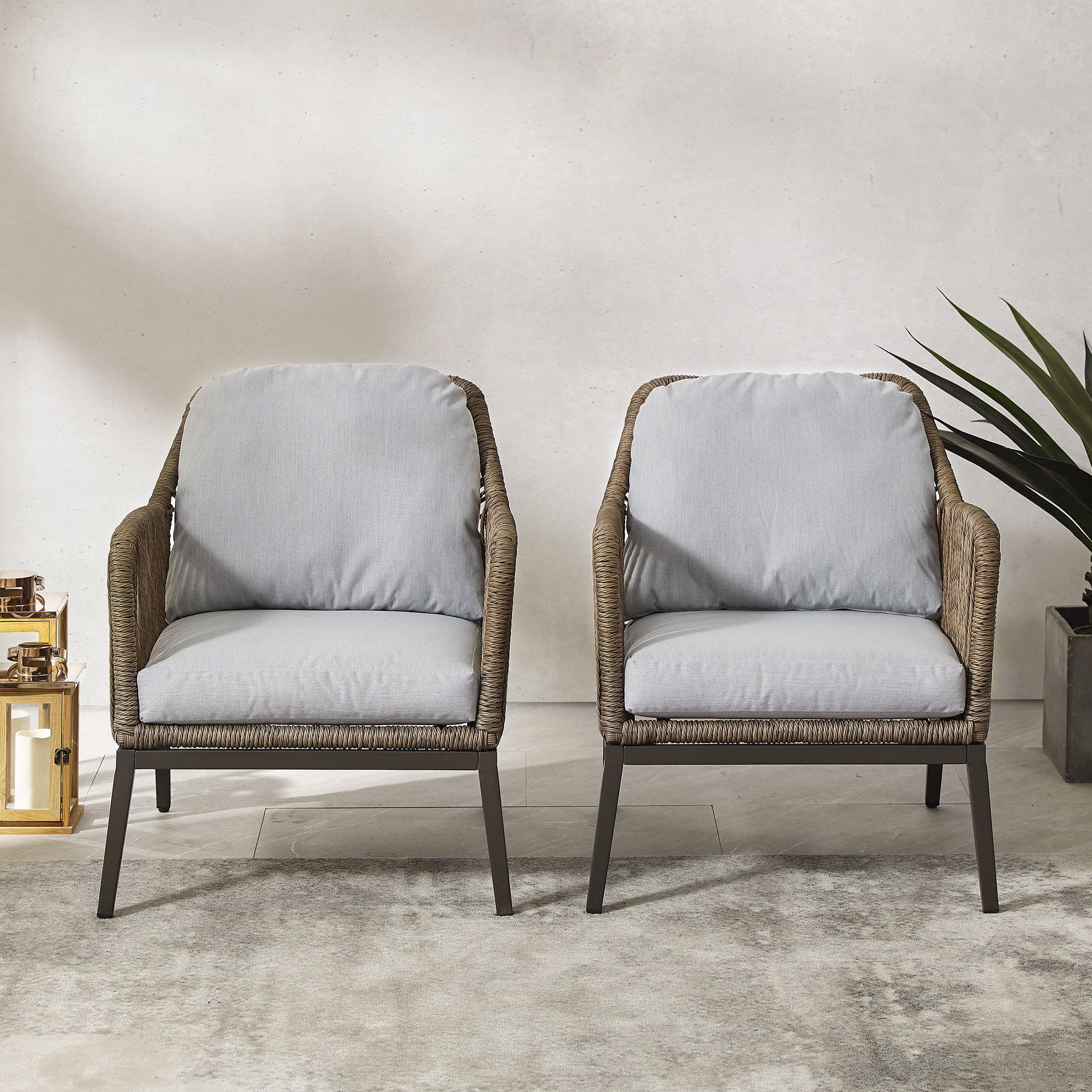 HAVEN 2PC WICKER CHAIR SET