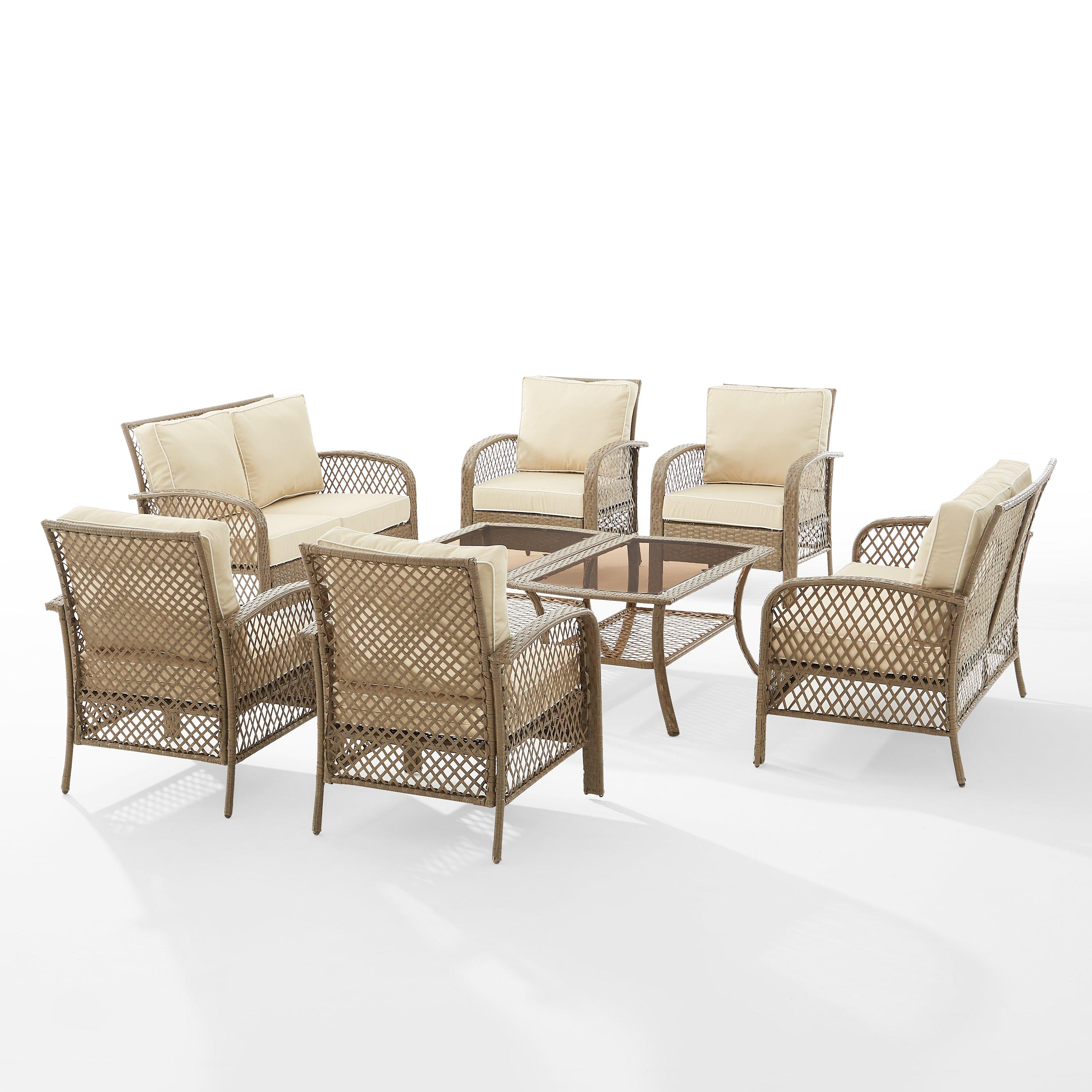 Crosley  TRIBECA 8PC WICKER SET