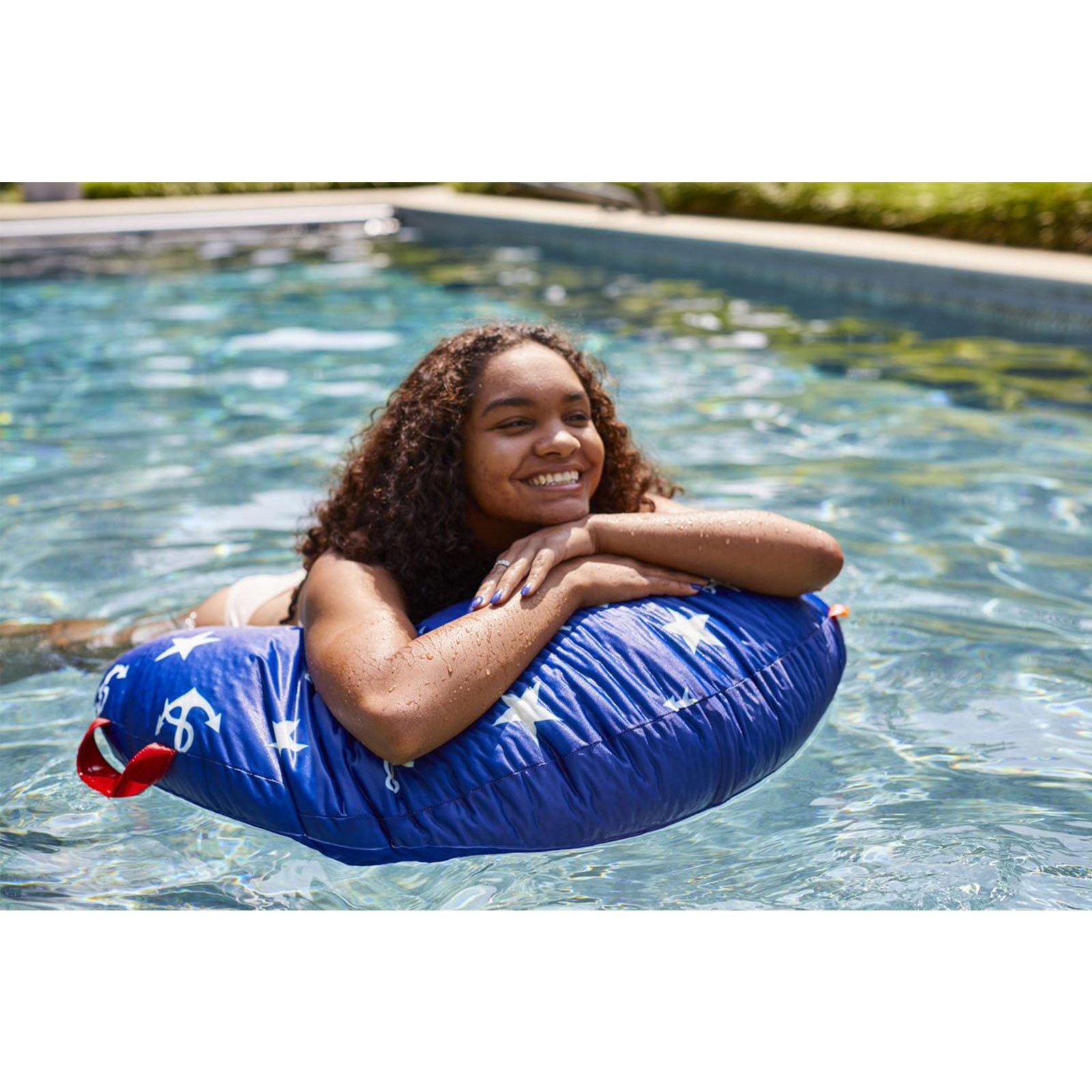 Big Joe 36 Round Fabric Pool Float, Anchors & Stars