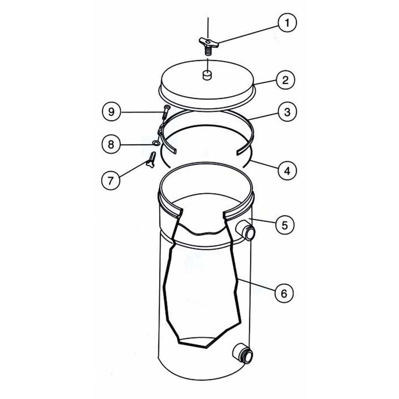 Pentair Stainless Steel Separation Tank Replacement Parts