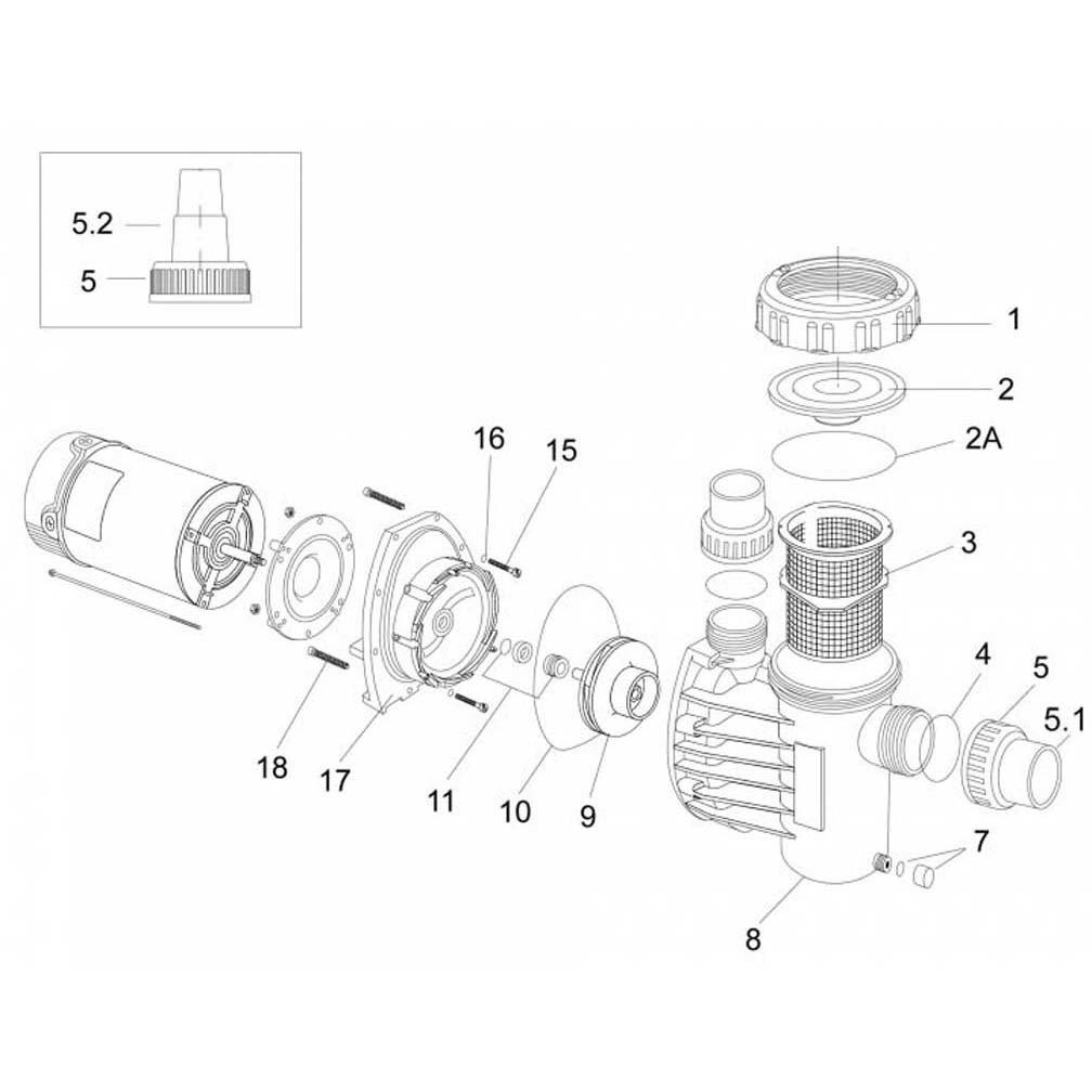 Speck E91 Pool Pump Parts