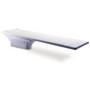 DB8WW Duro-Beam 8' Diving Board Only, White with White Top Tread