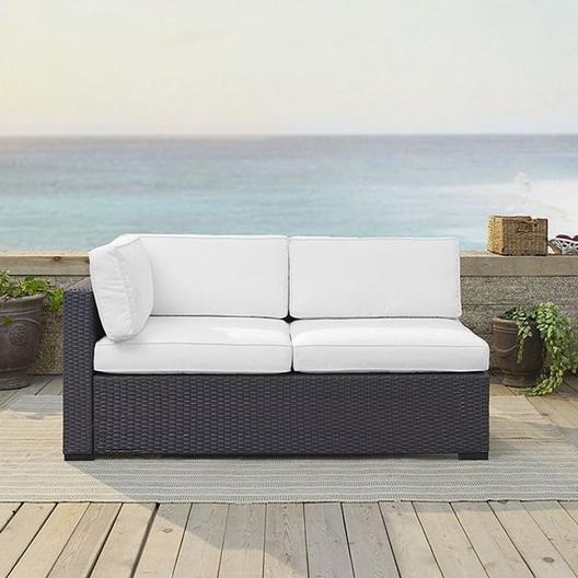 Crosley  Biscayne Loveseat with Mist Cushions