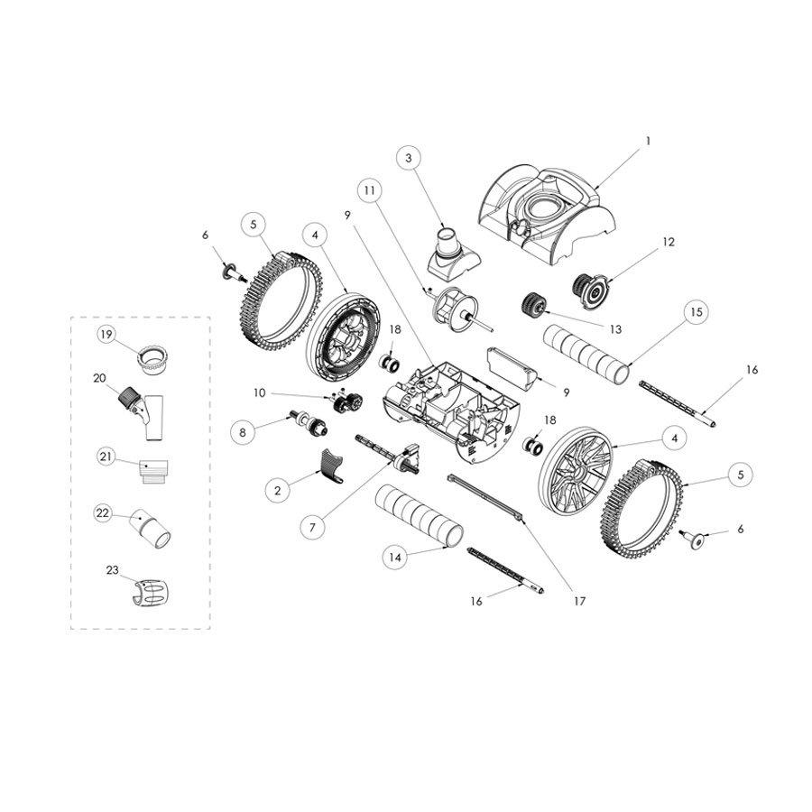 Pentair Rebel Pool Cleaner Parts