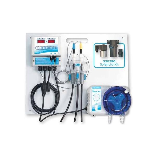 Rola-Chem  554222 Ready-to-Mount ORP/pH Erosion Feeder Wall System