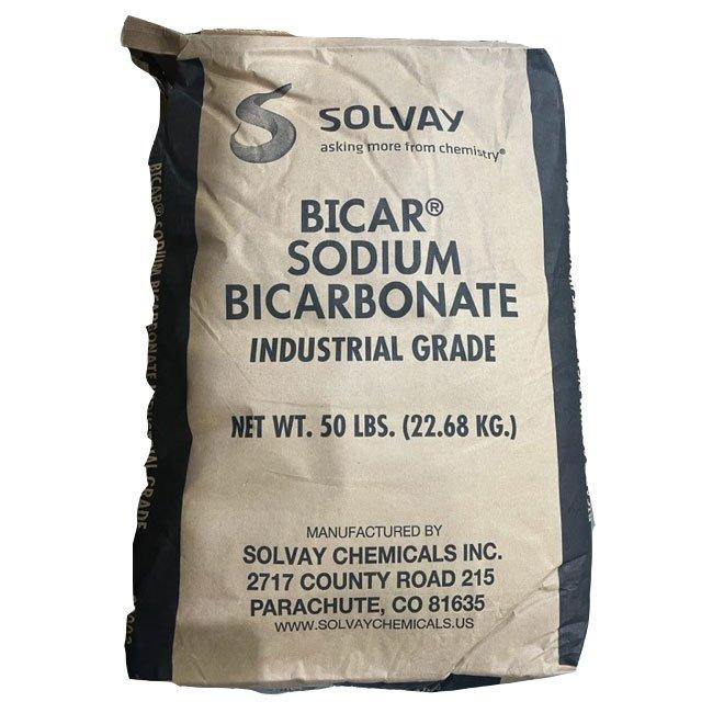Solvay  Bicar Sodium Bicarbonate Alkalinity Up 50 lbs.