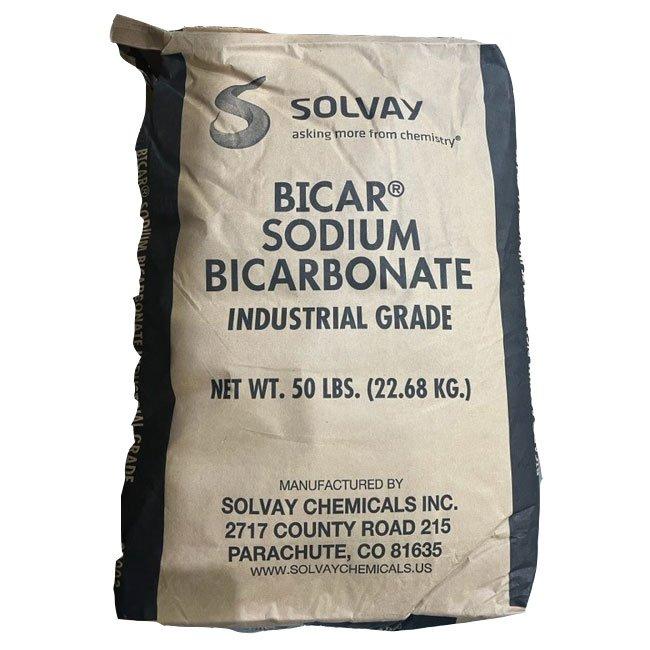 Solvay Bicar Sodium Bicarbonate Alkalinity Up, 50 lbs. Leslie's Pool