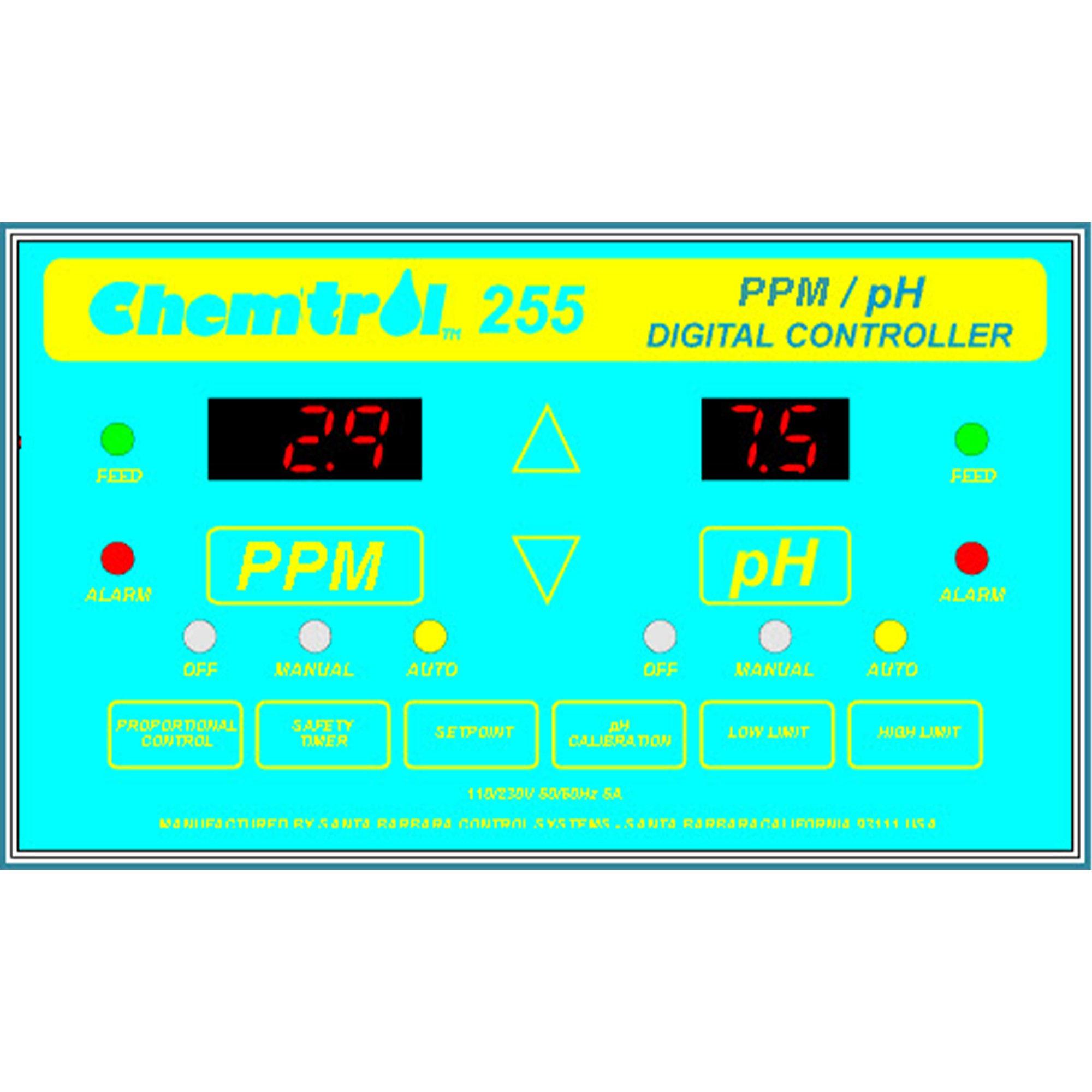 Santa Barbara Control Systems  CH255 PPM/pH Digital Controller