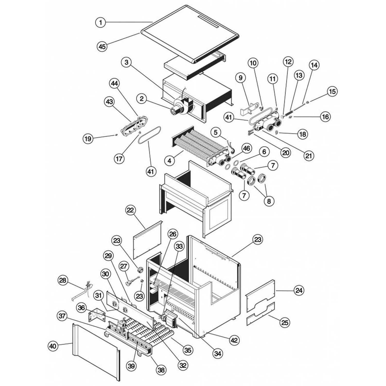 Hayward HeatPro Heat Pump Parts HP21404T, HP21004T, HP21254T, HP31154T