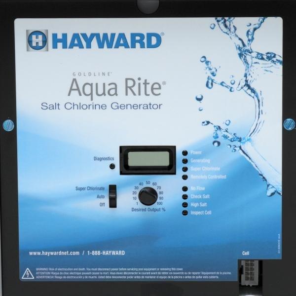 hayward control panel constantly displays 9.9 on lcd screen
