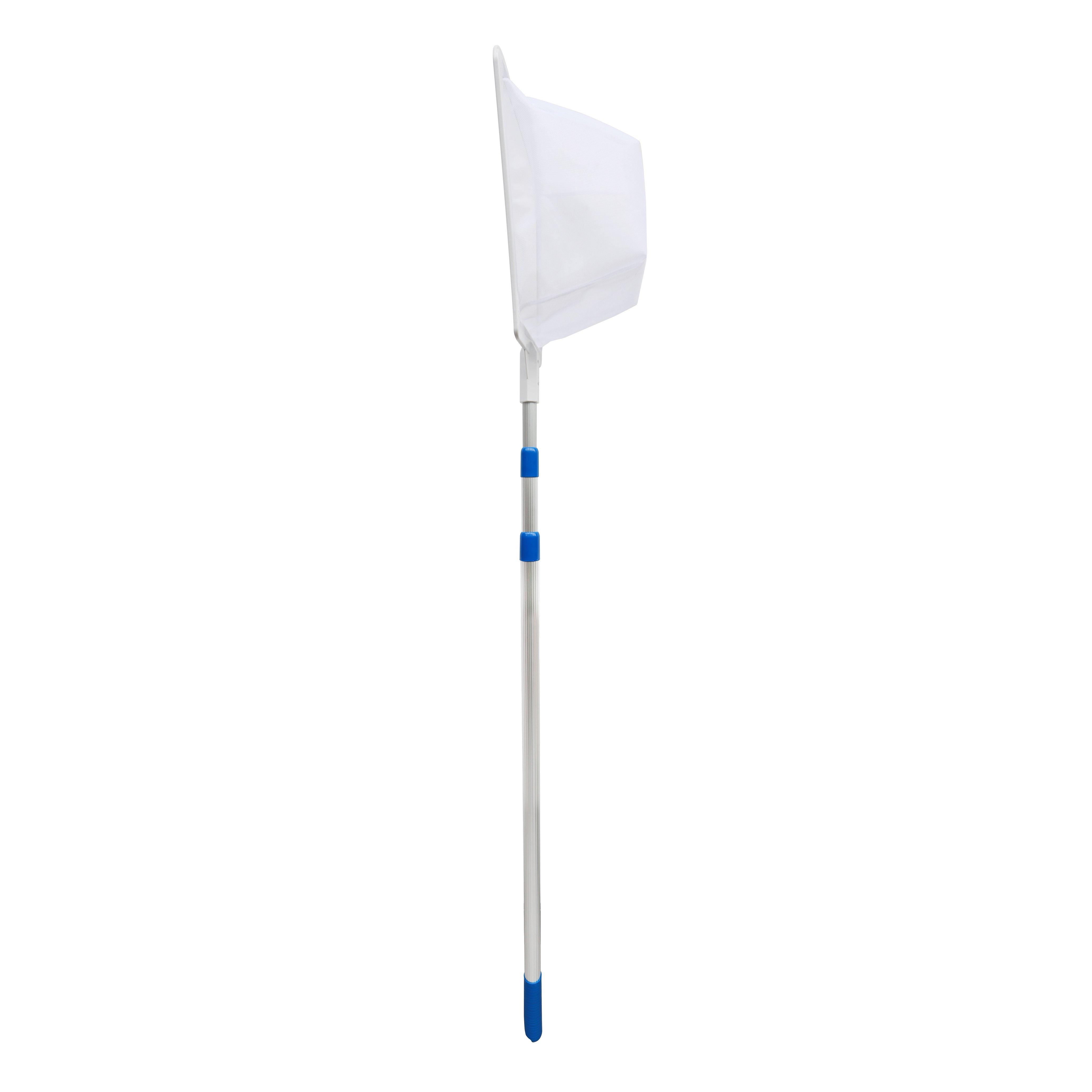 4' - 10' Telescopic Pole with Leaf Rake Net