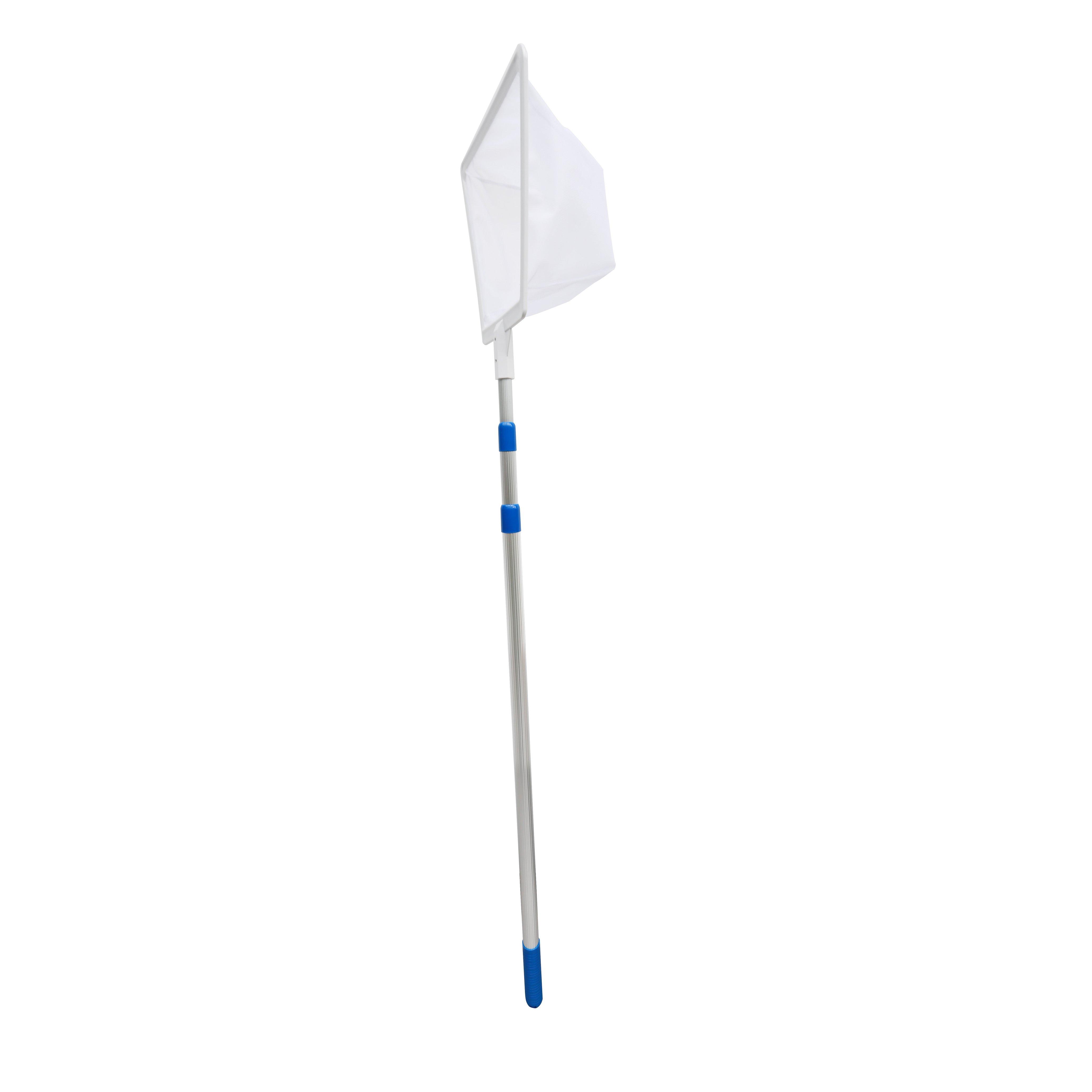 4' - 10' Telescopic Pole with Leaf Rake Net
