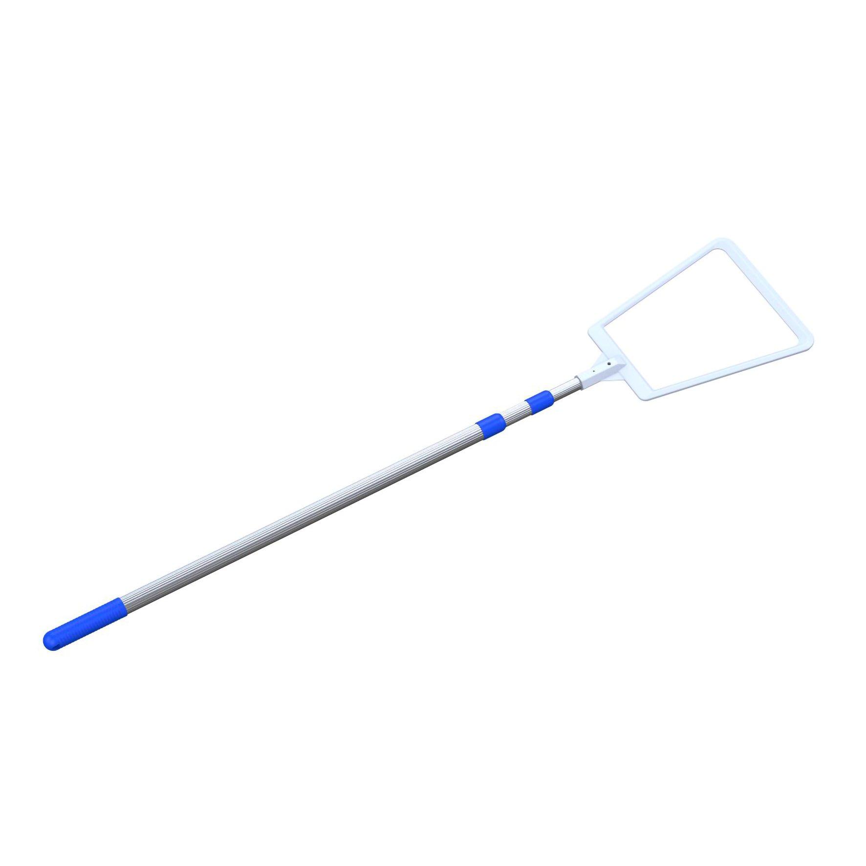 4' - 10' Telescopic Pole with Leaf Rake Net