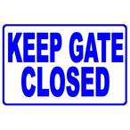 National Stock Sign  "Keep Gate Closed Pool Sign